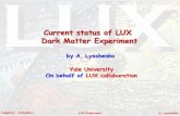 Current status of LUX Dark Matter Experiment