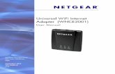 Universal WiFi Internet Adapter WNCE2001 - Netgear