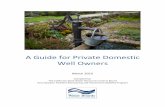 CA...A Guide for Private Domestic Well Owners