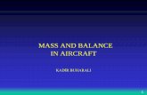 MASS AND BALANCE IN AIRCRAFT