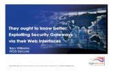 They ought to know better: Exploiting Security Gateways via their ...