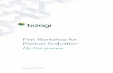 First Workshop for Product Evaluation