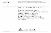 GAO-09-610 Bottled Water: FDA Safety and Consumer Protections ...