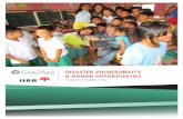 DISASTER VULNERABILITY & DONOR OPPORTUNITIES