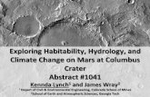 Exploring Habitability, Hydrology, and Climate Change on Mars at ...