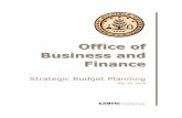 Strategic Budget Planning Report