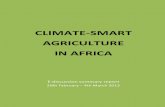 CLIMATE-SMART AGRICULTURE IN AFRICA