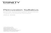 Download the 2014-2016 Percussion syllabus