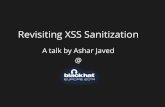 Revisiting XSS Sanitization - Black Hat