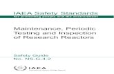 IAEA Safety Standards Maintenance, Periodic Testing and ...