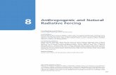 Anthropogenic and Natural Radiative Forcing