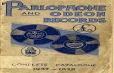 Parlophone. Catalogue (1937-1938)
