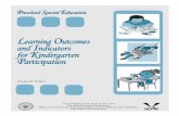 Learning Outcomes and Indicators for Kindergarten Participation