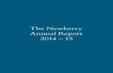 2014-15 Newberry Annual Report