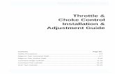 Throttle & Choke Control Installation & Adjustment Guide