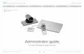 Cisco TelePresence SX20 Quick Set Administrator Guide