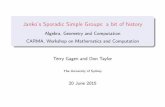 Janko's Sporadic Simple Groups: a bit of history - Algebra, Geometry ...