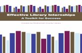 Effective Library Internships: A Toolkit for Success