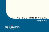 INSTRUCTION MANUAL - Suunto