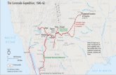 Coronado expedition route map