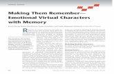 Making Them Remember— Emotional Virtual Characters with Memory