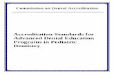 Accreditation Standards for Pediatric Dentistry (PED Standards)