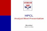 HPCL Presentation to Petroleum Secretary