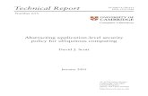 Abstracting application-level security policy for ubiquitous computing