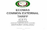 June 30th, 2015 ECOWAS COMMON EXTERNAL TARIFF