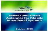 MIMO and Smart Antennas for Mobile Broadband Networks
