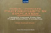 Public-Private Partnerships in Education: Lessons Learned from the ...