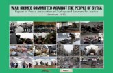 War Crimes Committed Against the People of Syria