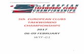 5th EUROPEAN CLUBS TAEKWONDO CHAMPIONSHIPS 2017 06 ...