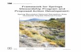 Framework for Springs Stewardship Program and proposed action ...