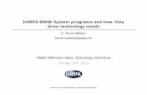 DARPA MMW System programs and how they drive technology needs