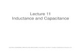 Lecture 11 Inductance and Capacitance