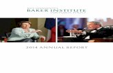 Rice University's Baker Institute for Public Policy - 2014 Annual Report