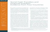 Social Cash Transfers and Financial Inclusion: Evidence from Four ...