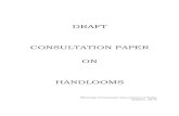 Draft Consultation Paper on handlooms, Planning Commission ...