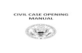 Attorney Civil Case Opening Manual