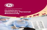 Guidelines for Veterinary Personal Biosecurity
