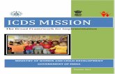 ICDS Mission - The Broad Framework for Implementation