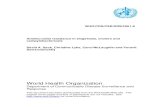 Antimicrobial resistance in shigellosis, cholera and campylobacteriosis