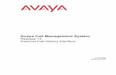Avaya Call Management System Release 14 External Call History ...
