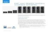 EMC VNX Series Unified Storage Systems—Specification