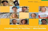 arkets Oeko-Tex Standard 100 – Confidence in Textiles – Worldwide