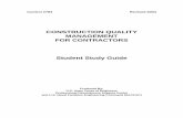 CONSTRUCTION QUALITY MANAGEMENT FOR CONTRACTORS ...