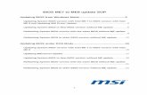 Bios ME7 To ME8 Update SOP - MSI