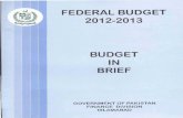 Budget in Brief 2012-13