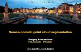 Semi-automatic point cloud segmentation